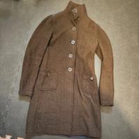 Cappotto donna in lana col. Marrone tg.S