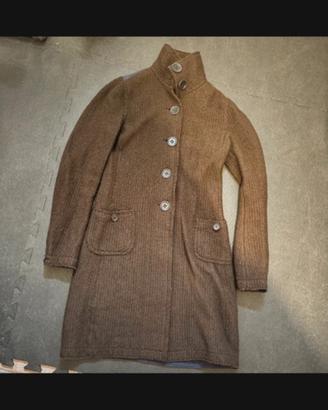 Cappotto donna in lana col. Marrone tg.S