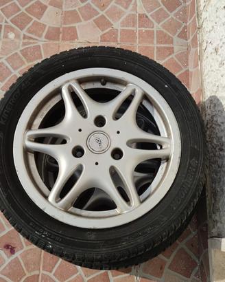 4 cerchi + pneumatici 155/60/15 smart fortwo 2004