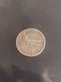 moneta 20 centesimi Vittorio Emanuele III 