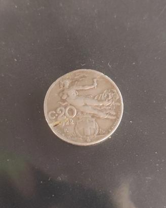 moneta 20 centesimi Vittorio Emanuele III 