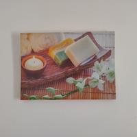 Tela relax con stampa candele