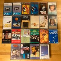 Collezione 22 musicassette originali vari artisti