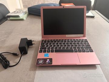 Mini Laptop / Notebook Rosa 10” – Nuovo, mai usato