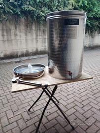 Botte vino in acciaio 