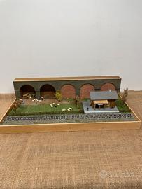 Diorama espositivo per treni