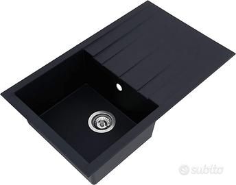 80 x 50 cm/Lavello adatto per basi da 50 cm di lar