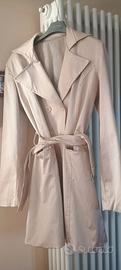 Trench Spolverino donna beige elegante con cintura
