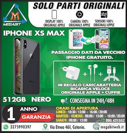 IPHONE XS MAX 512gb NERO - TOTALMENTE ORIGINALE