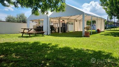 GAZEBO COPERTURA PVC800 misura 5x8 /10/12 
