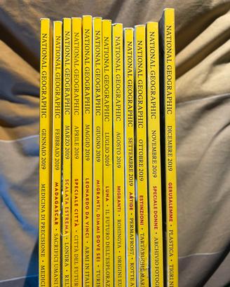 National geographic rivista anno 2019