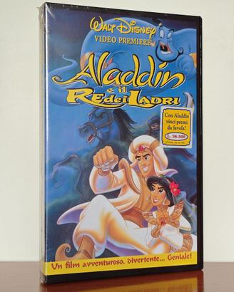 Aladdin e il Re dei ladri VHS Disney Sigillata