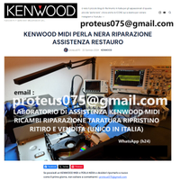 KENWOOD PERLA NERA ASSISTENZA RESTAURO RIPARAZIONE