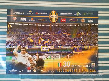 Poster Hellas Verona Curva Sud 30 anni scudetto