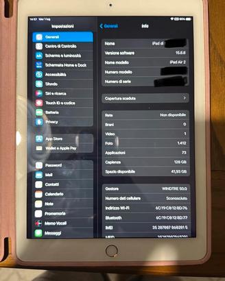 iPad Air 2 128GB Wi-Fi + cellular oro/gold