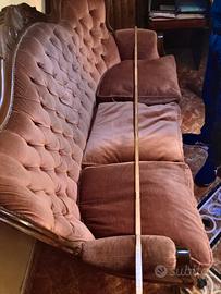 Divano 3 posti legno massello Arredamento Art Deco