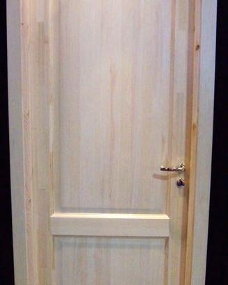 porta interna legno massello grezza da verniciare