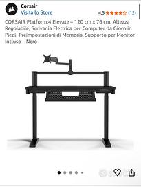 Scrivania da gaming/lavoro