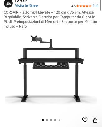Scrivania da gaming/lavoro