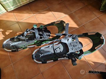 ciaspole alluminio nuove unisex 38-46