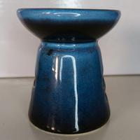Brucia essenze in ceramica blu