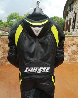 tuta moto 48 dainese divisibile in pelle