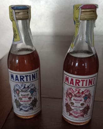 bottiglie mignon martini bianco e rose'