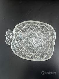 Portafrutta in vetro a forma di ananas
