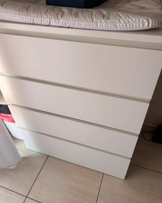 Cassetteria IKEA MALM 4 cassetti - Bianca