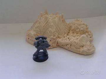 Elemento scenico Giungla infestata wargame