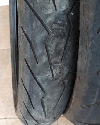 coppia di pneumatici 180/120 Pirelli Diablo III