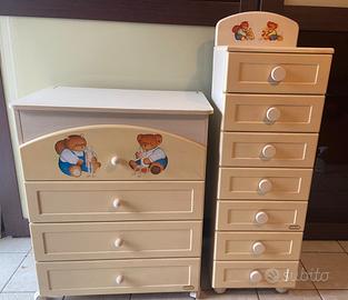 Fasciatoio e cassettiera erbesi