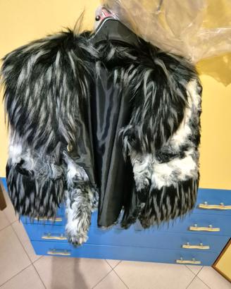 Giubbotto in eco pelliccia