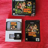 Donkey Kong per Nintendo 64, completo di scatola