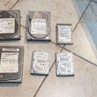 Bundle HDD 300-500GB da 2.5 e 3.5 funzionanti