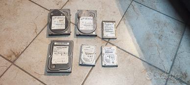 Bundle HDD 300-500GB da 2.5 e 3.5 funzionanti