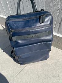 Zaino Profess.Piquadro in Vera Pelle  Blu Navy