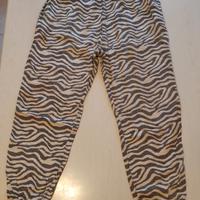 Pantaloni tessuto zebrati Ysabelmora