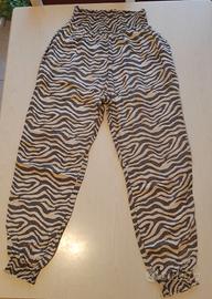 Pantaloni tessuto zebrati Ysabelmora