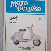 Rivista Motociclismo Marzo 1956 Vespa 150 Struzzo 