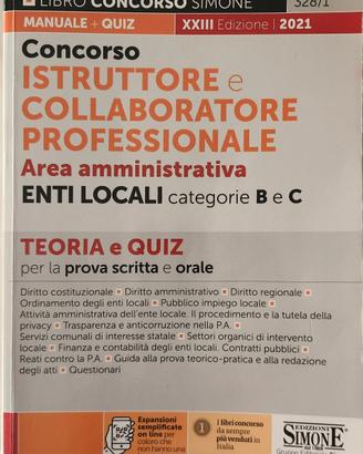 libro concorso area amministrativa