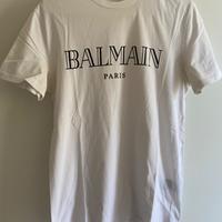 Maglietta Balmain bianca da uomo