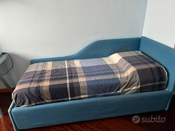 Letto una piazza con letto sotto estraibile