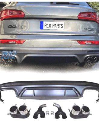 DIFFUSORE AUDI Q5 S LINE 18-20 LOOK SQ5 + TERMINAL