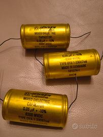 3 pezzi Jensen Capacitors codensatori audiofili