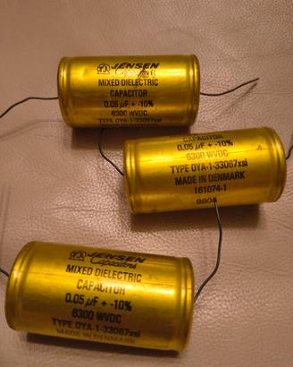 3 pezzi Jensen Capacitors codensatori audiofili