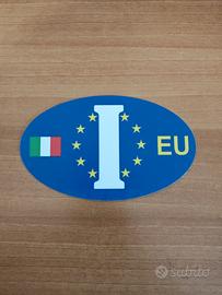Adesivo Italia Europeo identificazione veicoli