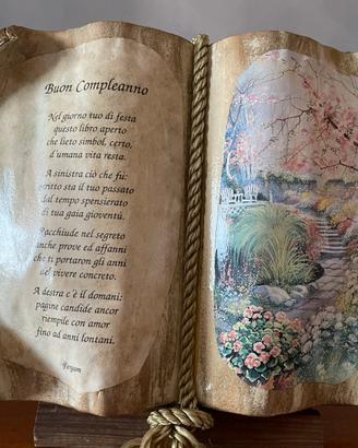 Libro soprammobile “Buon Compleanno “
