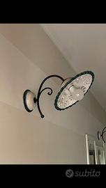 Lampade in ceramica dipinte mano