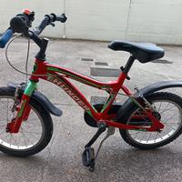 bicicletta bambino/a ruote 16 pollici 